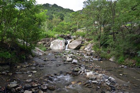 河北省石家庄市灵寿县水泉溪,溪流河流,自然风景,摄影,汇图网www.huitu.com