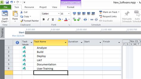 Image result for Adding Tasks in MS Project
