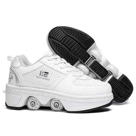 KOFUBOKE Roller Skate Shoes - Sneakers - Roller Shoes 2-in-1 Suitable ...