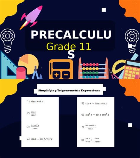 Image result for Precalculus Objectives Examples