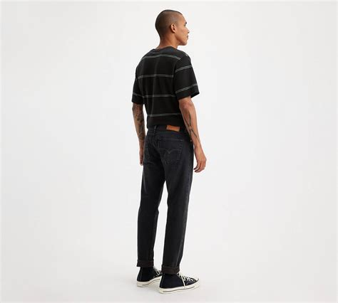 501® Slim Taper Fit Selvedge Men's Jeans - Black | Levi's® US