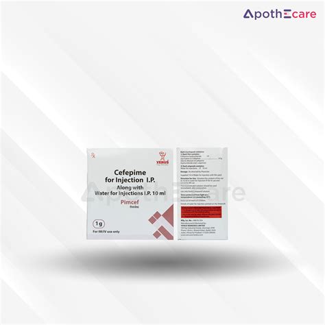 Buy Pimcef 1gm Injection Online: Uses, Price, Dosage, Side Effects
