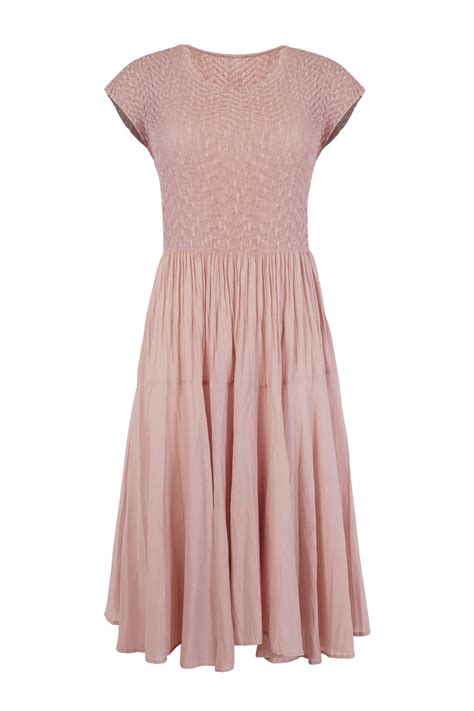 Tastes Like Couture | Blush Pink Crinkled Midi Dress – Limited‑Edition ...