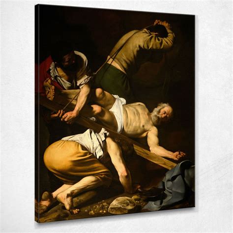 Crucifixion Of St Peter Caravaggio canvas print