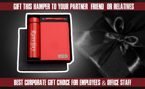 SAVRI Personalized Diary Pen & Water Bottle Gift Combo | Custom Name or ...