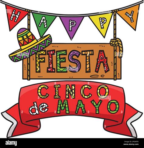 Cinco De Mayo Fiesta Clipart Des Clipart PNG Images, Happy Cinco De