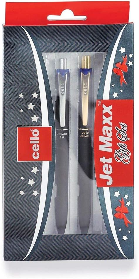 Cello Jet Maxx Ball and Gel Pen Set - Pack of 2 (Multicolor) : Amazon ...