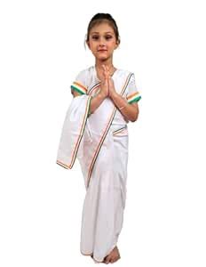 BookMyCostume Tri Colored Tricolor Saari Independence Day Indian ...