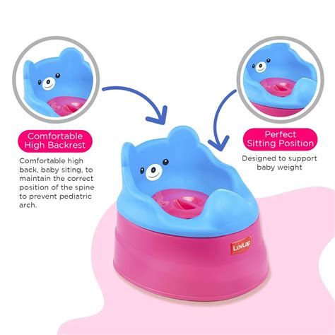 LuvLap Baby Potty Training Seat (Rose/Blue)