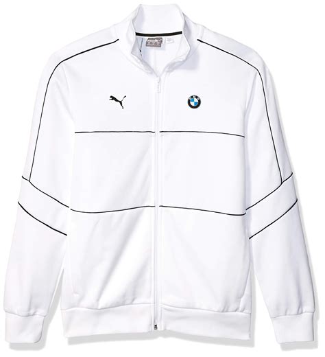 Motorsport Men's BMW T7 Track Jacket , X-Large, PUMA White : Amazon.in ...