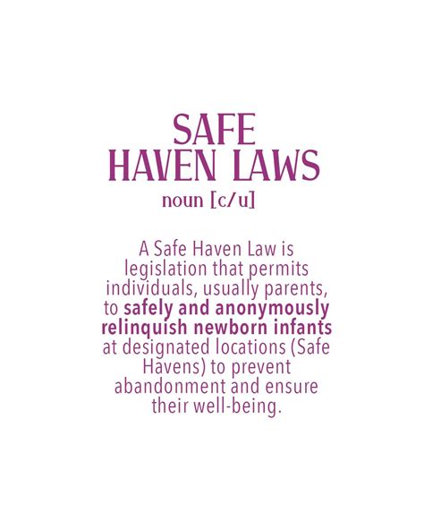 Are There Safe Haven Laws In Canada
