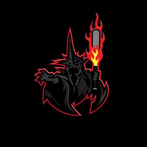 Made a Witch King baseball logo : r/lordoftherings