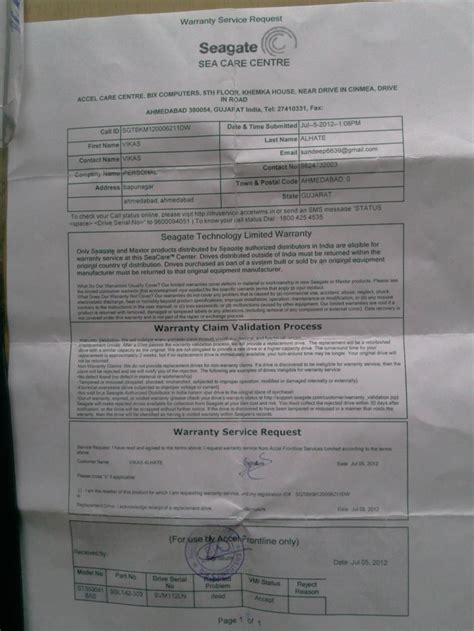 seagate 500gb hdd replaced in bad condition twice-Seagate- iComplaints.in