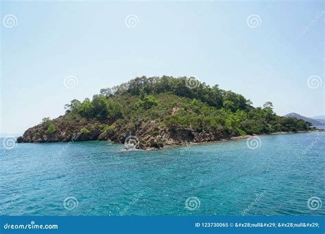 Mugla, Red Island in Fetnia Stock Image - Image of mountain, love ...