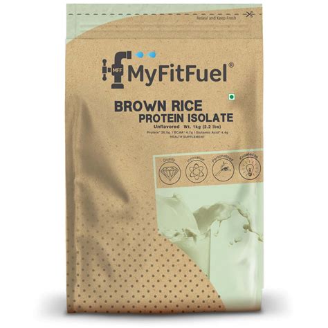 Buy MYFITFUEL PLANT BROWN RICE PROTEIN, 1KG (UNFLAVORED)| VEGAN PLANT ...