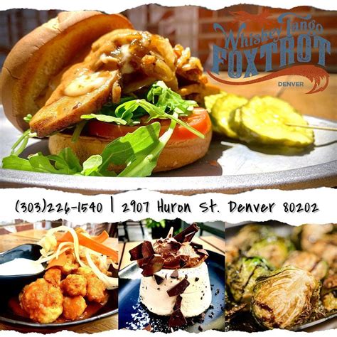 Whiskey Tango Foxtrot menu in Denver, Colorado, USA