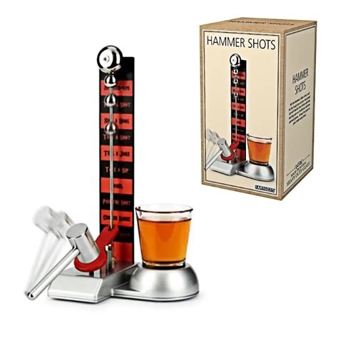 Buy CONNECTWIDE® Hammer Shot Games for Adults - 1 Shot Glass and Hammer ...
