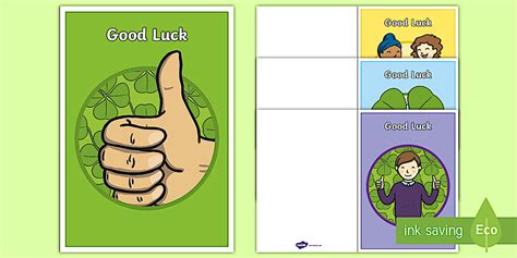 Good Luck Greetings Cards