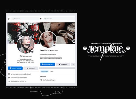 018 : facebook profile | templates * by jungrainsoul on DeviantArt