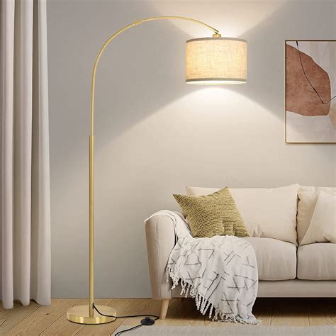 Arc Floor Lamps for Living Room, Modern Standing Lamp with Adjustable ...