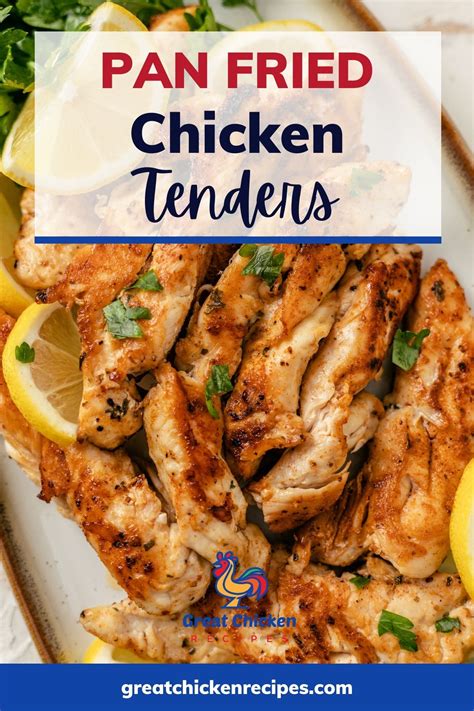 Pan-Fried Chicken Tenders (No Breading) - Great Chicken Recipes