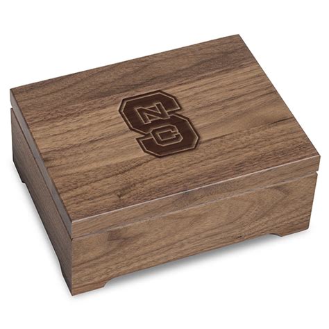 North Carolina State Solid Walnut Desk Box - Graduation Gift Selection ...