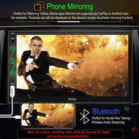 Hieha in Dash Car Stereo Compatible with Apple CarPlay and Android Auto ...