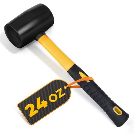 LEGLO Rubber Mallet Hammer Wood Tools Woodworking - 24 Oz Camping ...