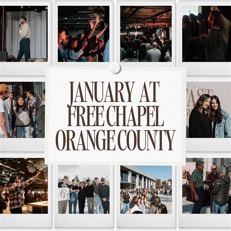 Free Chapel Orange County | January is in full swing here at FCOC! 🤎 ...