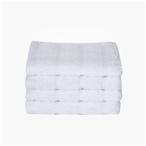 Buy Maspar Striped Face Towel-Set of 4- 30 x 30 cm from Maspar at just ...