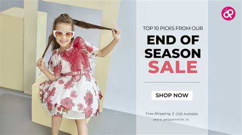 End of Season Sale 2025: Top 10 Girls’ Dresses | Peppermint