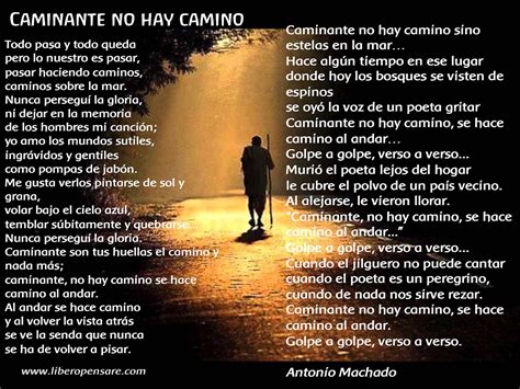 Caminante, No Hay Camino (Antonio Machado/Joan Manuel Serrat ...