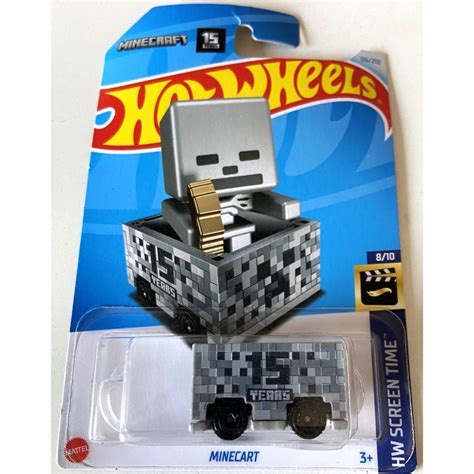 Carrinho Hot Wheels Minecraft Minecart (Código HTB38) - Coleção 2024 ...