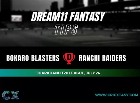 BOK vs RAN Dream11 Team Prediction for Jharkhand T20 League 2021 ...