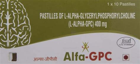 Buy Alfa Gpc 400 MG Pastille (10) Online & Save Up to 24% at PharmEasy