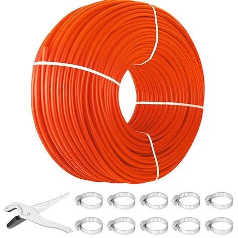VEVOR 1/2in x 1000ft feet Pex Tubing Oxygen Barrier O2 EVOH Pex-B Red ...