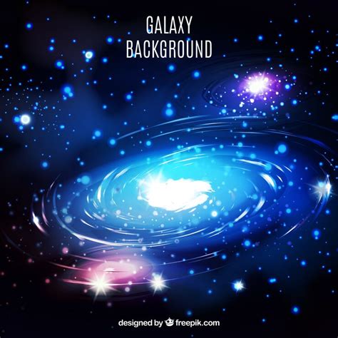 Bright galaxy background | Free Vector
