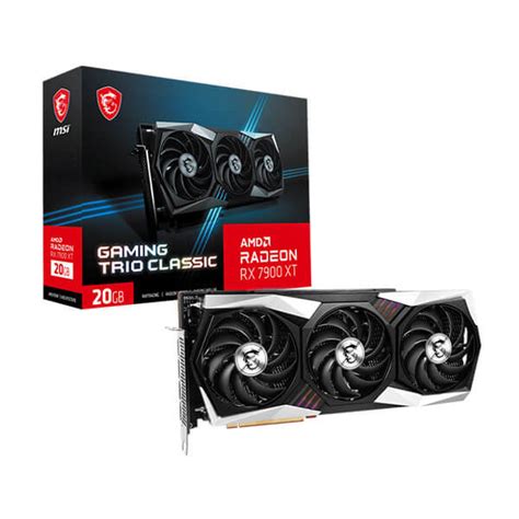 MSI RX 7900 XT Gaming Trio Classic 20GB | Graphics Card | Mdcomputers.in
