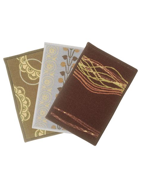 Buy BIANCA Highly Durable Anti Slip Door Mat -3pc Small Set (splender ...