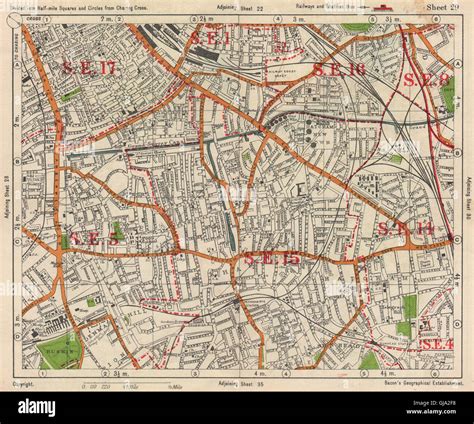 Map Of Denmark Hill London