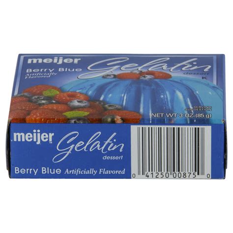 Meijer Berry Blue Gelatin 3 oz | Shipt