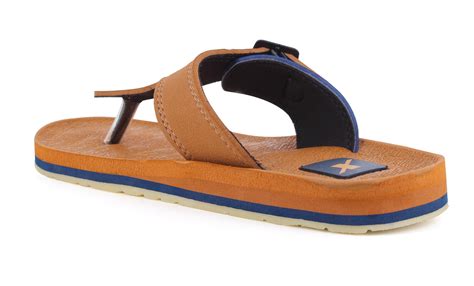 Sparx Tan Navy Blue Sandals for Men SFG-594 | Sandals & Slippers Online