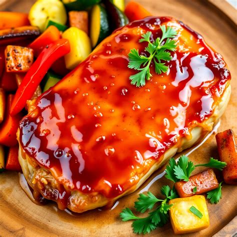 Honey Garlic Glazed Pork Chop Recipe | cookAIfood