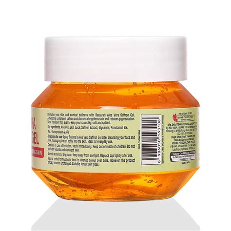 Banjara's Aloe Vera Saffron Gel for Face | Buy Online – Banjaras Store