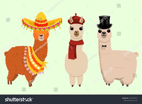 Real Llamas With Hats