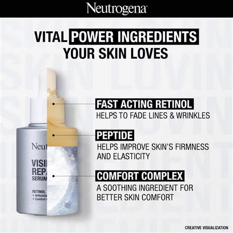 Neutrogena Visible Repair Retinol Serum: Boosts Collagen for Anti ...
