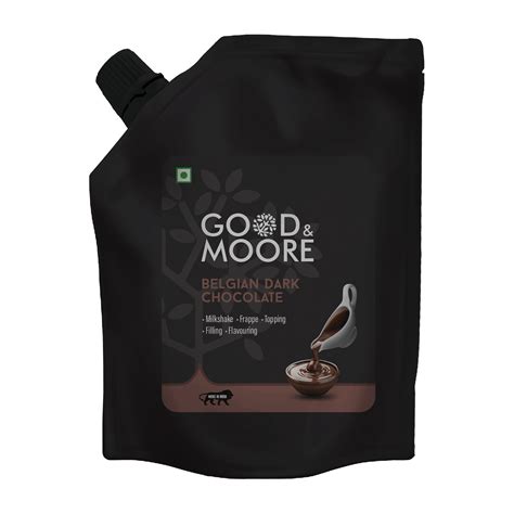 Belgian Dark Chocolate Sauce – GOOD&MOORE
