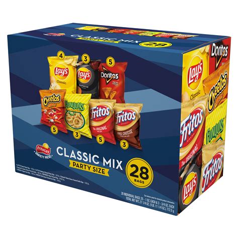 Frito Lay Party Mix Snack Variety Pack, 27.25 Oz., 28 Count, Frito-Lay ...