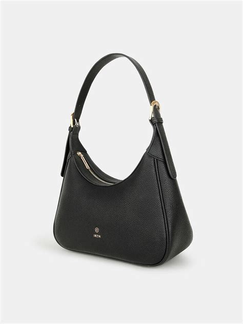 Fiona Black Shoulder Bag by IRTH | House Of Titan