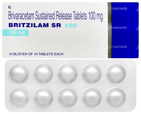 Britzilam 100 Mg Tablet Sr 10 - Uses, Side Effects, Dosage, Price ...